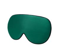 2pcs Mulberry Silk Sleep Mask Soft Blindfold Smooth Eye Sleeping Aid Eyeshade Cover Patch Bandage for Sleep(Green)