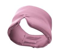 2pcs Mulberry Silk Sleeping Mask Eye Patch Eyeshade Portable Travel Eyepatch Nap Cover Soft Blindfold Smooth for Sleep(Dark Pink)