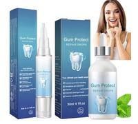 2Pcs Mullein Gum Repair Gel,Gum Shield Soothing Gel,Repairs Tooth Enamel,Teeth Whitening Essence Pen,Bad Breath Treatment, Gums Shield Gels for Adults,Deep Cleans The Mouth, Protect Gums & Or/al Care