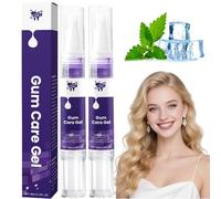 2PCS Mullein Gum Repair Gel,Gum Shield Therapy Gel Teeth Whitening Essence Pen,Fast and Effective Removal Tooth Stain Removal,Natural Toothpaste Treatment Protect Gu/ms,G/um Protect Repair G/el