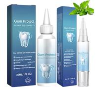 2pcs Mullend Gum Repair Gel and Toothpaste,Gum Protect Repair Gel,Deep Cleans The Mouth, Instant Whitening Effect, Natural Toothpaste Treatment Protect Gums & Or/al Care, Freshens Breath