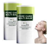 2pcs Multi Balm Stick,Face Balm Stick with Collagen,Instant Tightening Face Cream&Eye Balm for Wrinkles,Cooling Stick to Tighten Pores&Plump Skin,Long-Lasting Anti-Aging Skincare,All Purpose Balm