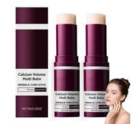 2PCS Multi Balm,Wrinkle Core Stick Anti Aging C-ollagen Moisturising B-alm,Nourishing Wrinkle Care Balm For Radiant & Firm Skin,C-ollagen Stick For Face,Anti Wrinkle,For Face Eye Neck,(9g*2)