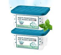 2PCS Multi Functional Air Magic Box, Indoor Air Purification Dust Removal Magic Box 350ml Dust Removal Boxes For Home & Office,Bedroom,Pet Areas