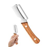2Pcs Multi Functional Vegetable Peeler for Kitchen,Wooden Handle, Potato Fruit Peeler with Bottle Opener Function, Ultra Sharp and Durable Kitchen Helper, 20cm