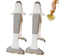 2Pcs Multi-Purpose Heatproof Dish Gripping Clamps, Anti Scald Bowl Holder Clip, Anti-Scald Plate Gripper, Hot Bowl Gripper Tong, Dish Plate Lifter Tool for Microwave Oven Steamer Use