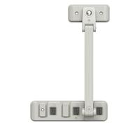 2PCS Multifunction Window Safety Lock Home Security Protection Anti-Open Fall Adjustable Buckle Sliding Door Limit Holder for Window