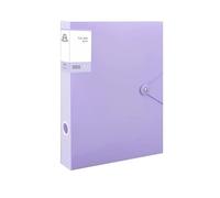 2pcs Multifunctional A4 File Organizer Box Thickened Desktop Storage PP Plastic Dustproof Office Supplies Archives(D)