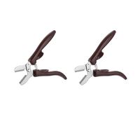 2Pcs Multifunctional Chestnut Scissors Stainless Steel Nut Opener with Comfort Handle Walnuts Pliers Kitchen Gadget Cooking Enthusiasts Accessory