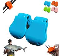 2pcs Multifunctional Rod Holder, Multifunctional Beach Rod Holder, Portable Beach Fishing Pole Holder for Ground, Secure Carrier & No Tangling Organizer for Fishing Rods