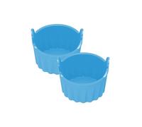 2Pcs Multifunctional Silicone Air Fryers Ramekins Air Fryers Eggs Cooker