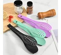 2Pcs Multifunctional Toaster Tongs Food Clip Ice Clamps Light Weight Baking Detachable Spatula Kitchen Tool Outdoor Barbecue Clip