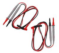 2PCS Multimeter Test Leads Banana Plug, Soft Silicone Multimeter Test Leads, Digital Multimeter Probes Electrical Test Probe 20A 1000V (Very Sharp)