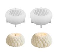 2Pcs Multipurpose Plant Shape Silicone Molds Flower Silicone Molds for Soap Making Epoxy Resin Craft Making Set