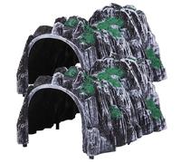 2Pcs MultiPurpose Stone Tunnel Train Track Scenery Landscape Realistic Mountain Cave Model For Toy Vehicle And Collector Stone Tunnel Model