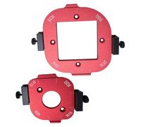 2pcs MultiSize Round Corner Jig Templates for Furniture Making and Cabinet Installation 10-50R Professional Carpentry Corner Radius Template