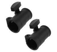 2pcs Music Stand Fastener Knob 28 to 22mm Locking Connector Adapter | Plastic and Metal Build, Quick Installation, Anti Slip Clamp, Fits Case or Bag for Stage Transport