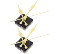 2pcs Mute Wall Clock Movement Accessory Replacement for Quartz Clocks