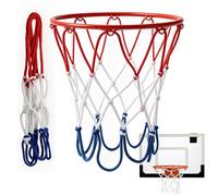 2PCS Muticolor Basketball Net Replacement Compatible with SKLZ Pro Mini Indoor Basketball XL Hoop(8 Loops), Basketball Net Replacement, Indoor Basketball Hoop Accessories
