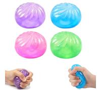 2PCS Mystery Dumplings Squishy, Glitter Dumpling Squishy, Squishy Fidget for Anxiety Stress Relief, Cute Squishies Dumplings Stress Balls for, Novelty Gifts