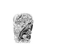 2pcs Mythical Beast Arm Waterproof Temporary Tattoo, Lasting 1-2 Weeks, Realistic Semi-Permanent Fake Tattoo