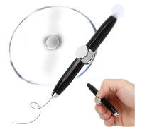 2pcs Mythonic Ultra-Glow Spinning LED Fidget Pen: Multifunctional Light-Up Spinner with Ergonomic Design for Stress Relief and Focus Enhancement