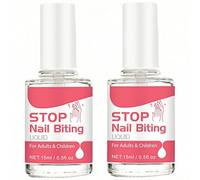 2Pcs Nail Biting Prevention for Kids,Stop Biting Nails with Anti-Bite Clear Polish - Non-Toxic, Child-Safe Formula for Children & Adults,FastActing, Long-Lasting Solution to Break the Habit Naturally