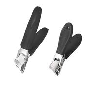 2PCS Nail Clippers for Thick Nails, Toe Nail Clippers Angled Head Fingernail Pliers Stainless Steel Nails Clipper for Hard Toe Fingernail