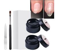 2PCS Nail Repair Protection Gel,Nail Glue Instant Cracked Nail Repair Gel,Nail Treatment Repair G/el,Na/il Repair Kit for Broken Natural Nails,Na/il Re/pair Glue for Broken Nails(5ml With Brush)