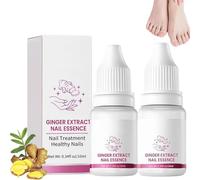 2PCS Nail Treatment,Ginger Nail Repair Liquid,Na-Il Repair Essence,Na-Il Strengthener,Ginger N-Ail Treatment,For Toena-Il For Foot Care,Fingern-Ail Growth Oil For Natural Shine,Nourishing&Moisturizing