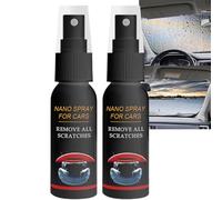 2pcs Nano Car Scratch Removal Spray,Car Nano Paint Coating Agent,New Car Polish Car Body Scratch Remove,Quick Repairing,Top Dirt Water Repellent,for Deep Scratch and Mark Removal,for All Car