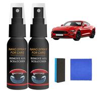 2PCS Nano Car Scratch Removal Spray,Car Scratch Repair Spray,Car Polish Car Scratch Remover,Car Paint Coating Agent,Car Scratch Remover,Nano Technology Polish,Deep Scratch&Swirl Mark Removal,30ML