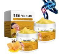 2Pcs Natural Bee Venom Joint & Muscle Relief Cream - Bee Venom extract Face Cream for Adults - Soothing Body Moisturizer Support for Bones and Joints - Safe & Effective Formula