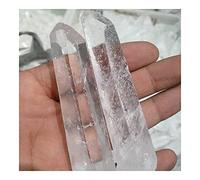 2pcs Natural Double end Lemurian Seed Quartz Crystal Point Healing Crystal Stone