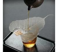2PCS Natural Leaf-Shaped Tea Strainer, Fine Mesh Tea Filter, Loose Leaf Tea Infuser, Tea Accessories