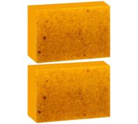 2Pcs Natural Turmeric Soap Bar with Lemon, Organic Ingredients for Face Body Skin Brightening and Dark Spots, All Skin Types