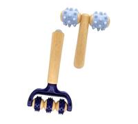 2PCS Natural Wood Massage Rollers Suitable for Effective Therapys Stimulating Skin Promoting Health Gift Home Use Home Massage Accessory