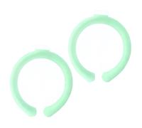 2Pcs Neck Cooling Tube,Reusable Ice Cooling Neck Ring for Hot (Green)