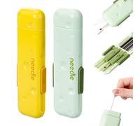 2PCS Needle Threaders, 3-in-1 Needle Threader & Seam Ripper Tool for Hand Sewing/Knitting/Cross Stitch/Embroidery/Thread Removal