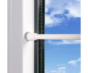 2PCS Net Curtain Rods Extendable Adjustable Spring Loaded Tension Rod for Bookshelf, DIY Projects Nets and Voiles, Bathroom(30-45CM/11.81-17.71Inch)