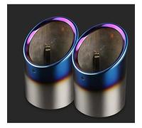 2Pcs New Blue Stainless Styling Exhaust Muffler Tip End Pipe Tailpipe For Kuga 2013 2014 2015 2016 2017 2018 2019 2020 2021 2022