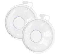 2Pcs Nipple Shields for Breastfeeding, Breast Milk Collector Cups, Breast Milk Collector, Reusable Soft Silicone for Breastfeeding