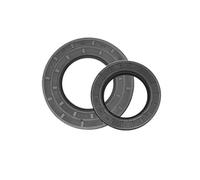 2pcs Nitrile Rubber Skeleton Shaft Seal Id 28mm Od 34~57mm Thickness 4~12mm TC Oil Rings NBR Double Lip Gasket With Spring(TC 28x47x11mm NBR)