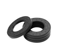 2Pcs Nitrile Skeleton Oil Seal, Inner Diameter 50mm, Outer Diameter 80mm, Thickness 8mm, Black, 50x80x8mm