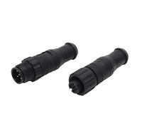 2PCS NMEA 2000 Terminator Set, M12 5 Pin Male and Female IP67 Rainproof Marine Terminal Resistor, Compatible with Lowrance, Simrad, B G, Navico, Networks
