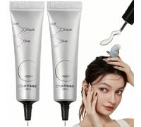 2Pcs No Curing Nail Glue Gel,Fast Air Dry Solid Nail Glue,30-Day Long Lasting Solid N/ail Gl/ue Gel,Extra Strong Adhesive with Castor Oil & VE,Non-Stick Hands Clear 3D G/el for Na/il Art Decoration