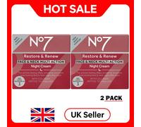 2Pcs No7 Restore and Renew Face Neck Multi Action Night Cream 50ml 100% Genuine