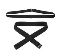 2pcs Non Elastic Yoga Strap Metal D Ring with Adjustable Professional | Portable Webbing, Skin Friendly Stretch Assist, for Pilates Training and Back Activation, Reusable Accessory