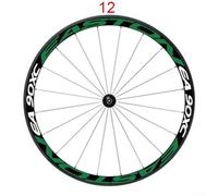 2Pcs Non Night Luminous Reflective Wheel Stickers for Mountain Bike Wheels Diameter Minimum 56cm and Rim Width Minimum 2cm for Bicycle Decoration (12)