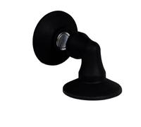 2pcs Non-Punch Silicone Door Stopper Touch Ground Absorption Plug Anti-Bump Mute Magnetic Holder Resistance Stop for Homes,Offices(A Black)